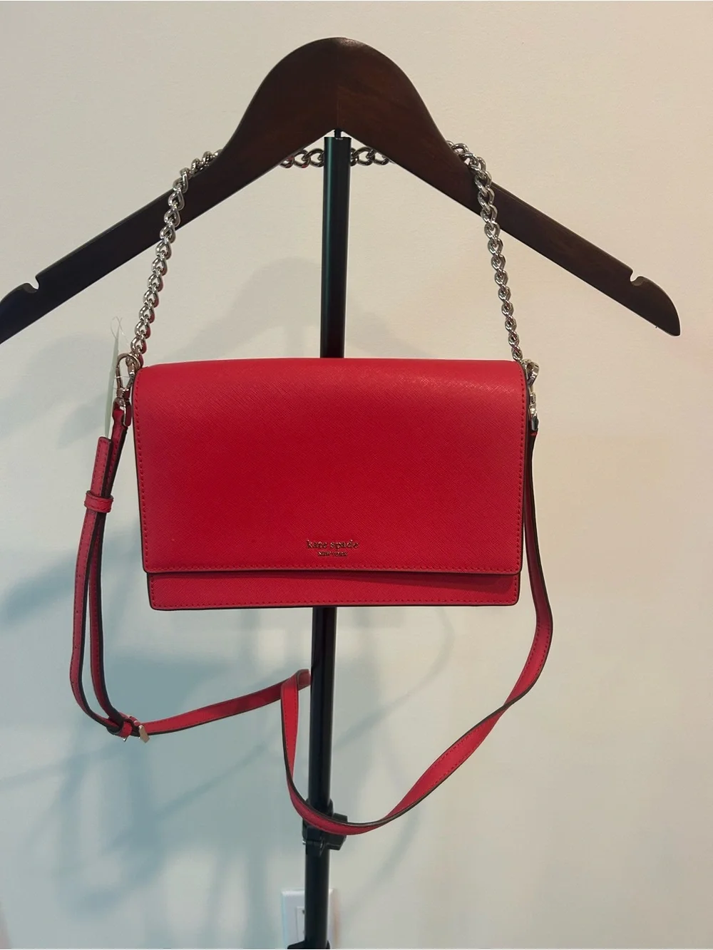 kate spade Red Leather Crossbody Bag